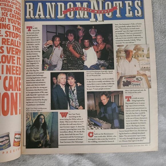 Neil Young Rolling Stone Magazine January 21 1993 - Picture 4 of 10